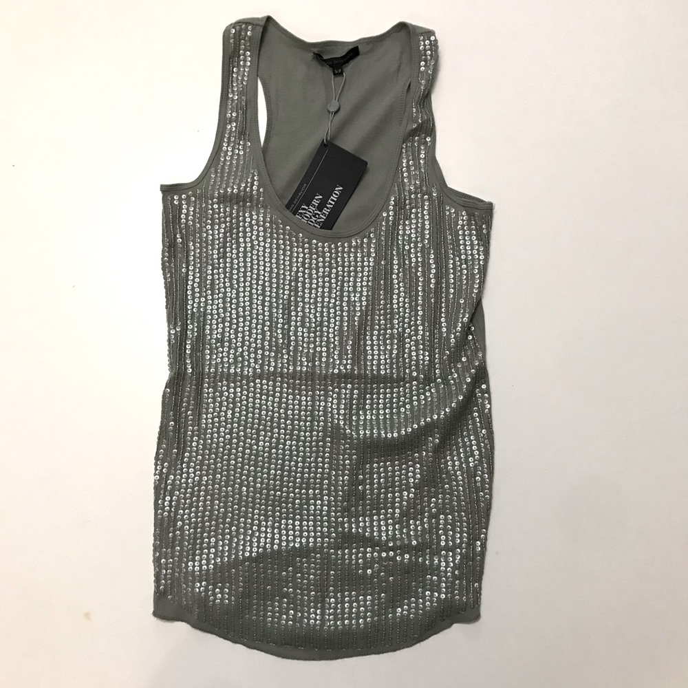 New Sequin tank top